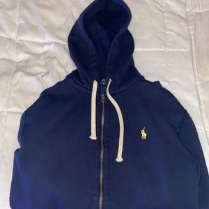 navy polo jacket